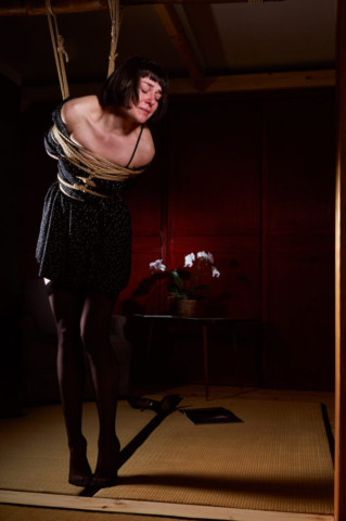 Kink Kinbaku Photoshoot Pornart phantasy hot young girl gets punished and examined by professor